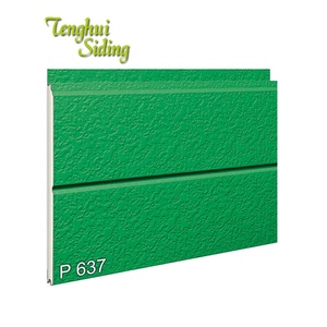 Bordo della parete esterna in metallo riscaldamento rivestimento in poliuretano materiale decorativo rivestimenti con spray grano.