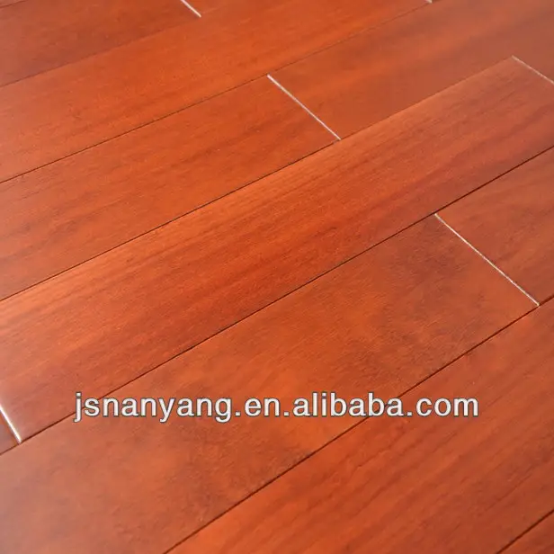 Manufacturer price Kempas engineered hardwood flooring with CE,ISO:9001-2008,FSC certificates