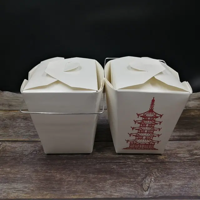 Food Grade Custom Packaging Storage Noodle Lunch Paper Box