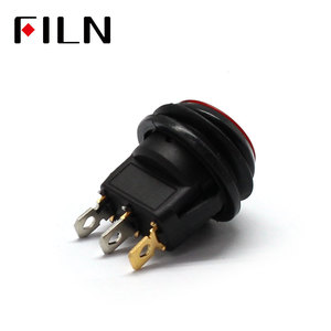 <strong>Kcd1</strong>-<strong>101</strong> <strong>3</strong> Pins Mini on off 220v 12v Red Yellow Blue Green White Lighting 16A 250VAC Waterproof Rocker Switch