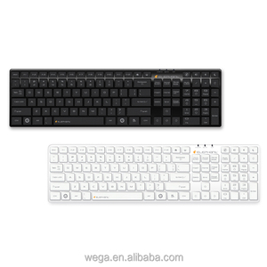 China Factory Qwerty Azerty White Black Full Standard Silicon Cover Waterproof PC <strong>Computer</strong> <strong>Wireless</strong> <strong>Keyboard</strong> - Product Image 6