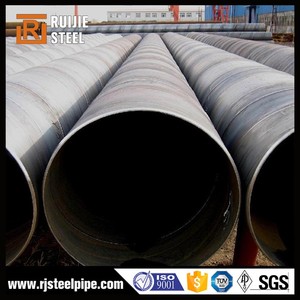 Oilfield <span class=keywords><strong>API</strong></span> <span class=keywords><strong>Spec</strong></span> <span class=keywords><strong>5L</strong></span> Oleoduto PE Revestido/SSAW X42 Tubos de Aço Soldados Em Espiral, X46, X56 em petróleo e gás