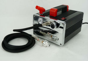 HS-216K Completo TATUAGGIO TEMPORANEO AIRBRUSH COMPRESSORE D'ARIA KIT Body Art Pittura Set Stencil - Product Image 3