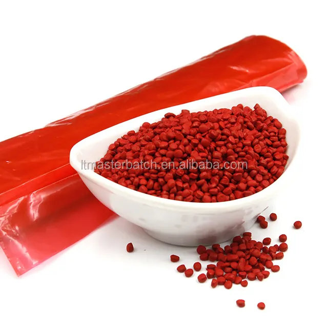 Plastik ABS/PP/PE Masterbatch Warna Granular Warna Polimer Mentah Plastik Masterbatch Produsen