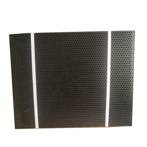 Siyah 2mm kalınlık delikli plastik PP/<span class=keywords><strong>HDPE</strong></span>/PVC levha filtreler