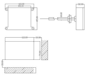 TKSD-Sensor de humedad y temperatura, transmisor de 4-20mA para sistema HVAC, montaje de conducto, 12V, Modbus - Product Image 3