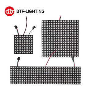 Pannello luminoso Ws2812b a colori DC5V 8x32 16x16 8x8 matrice led rgb flessibile indirizzabile individualmente digitale - Product Image 1