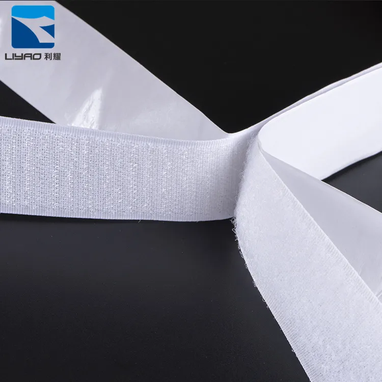 China Hot Sale Self 20mm*5m Adhesive Velcroes Multi-Purpose Curtain Tape Or Carpet Anti Slip Rug Gripper Hook And Loop Rolls