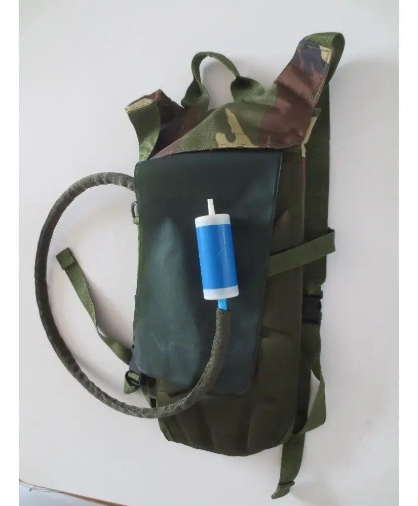 Personal al aire libre paja filtro de agua UF para camping vida salvar con mochila bolsa de agua