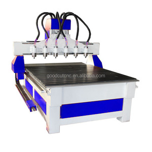 中国制造机器多轴数控路由器，6 个主轴同时工作 - Product Image 1