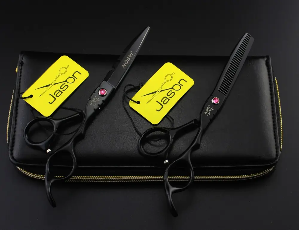 321# 5.5'' Brand Jason TOP GRADE Hairdressing Scissors 440C Professional Barbers Cutting Scissors Thinning Shears Hair Scissors