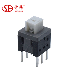 SPPH110300 Mini-Druckknopf schalter 6Pin Tactile Power Micro Switch Selbst sperren der EIN/EIN-Taste - Product Image 3