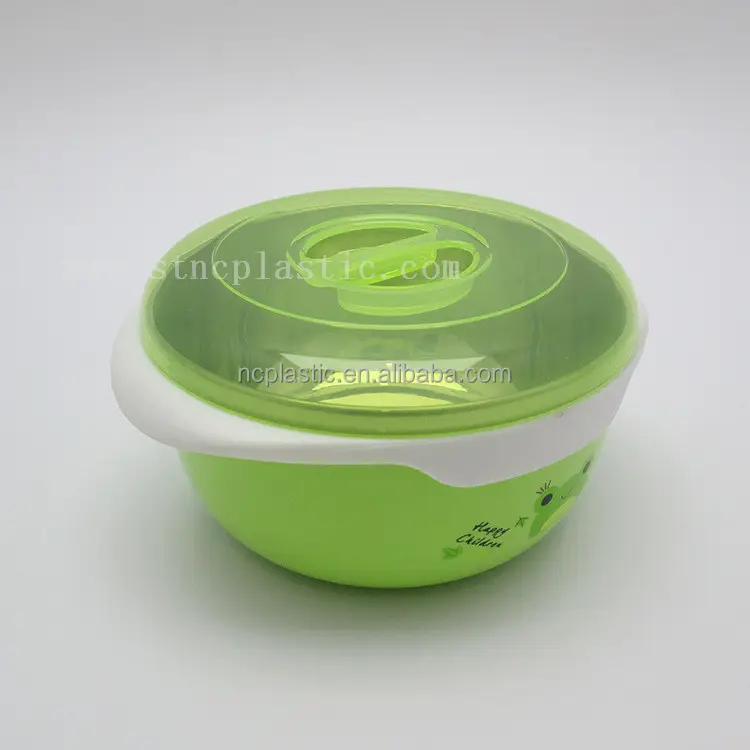 24oz Weaning Feeding Stainless Steel Bowl Baby Toddler Cup Dishes With handles and cover