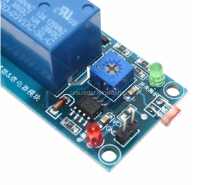 5V光フォトスイッチセンサースイッチ/LDRフォトレジスターリレーモジュール/光検出感光センサーボード - Product Image 4