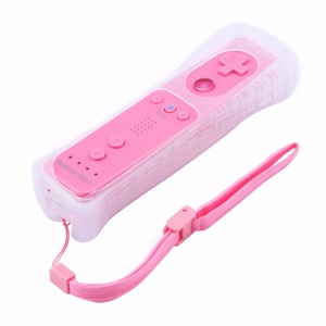 WIIリモコンシリコンケースとストラップ用の2in1内蔵モーションプラスリモートコントローラーゲームパッド - Product Image 2