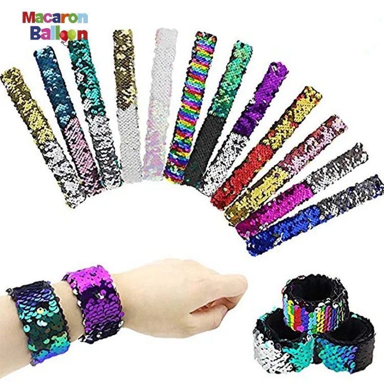 Armband Voor Mermaid Sequin Slap Flip Armband Voor Mermaid Armband 24 Kleuren Polsband Voor Feestartikelen Verjaardag KPG301