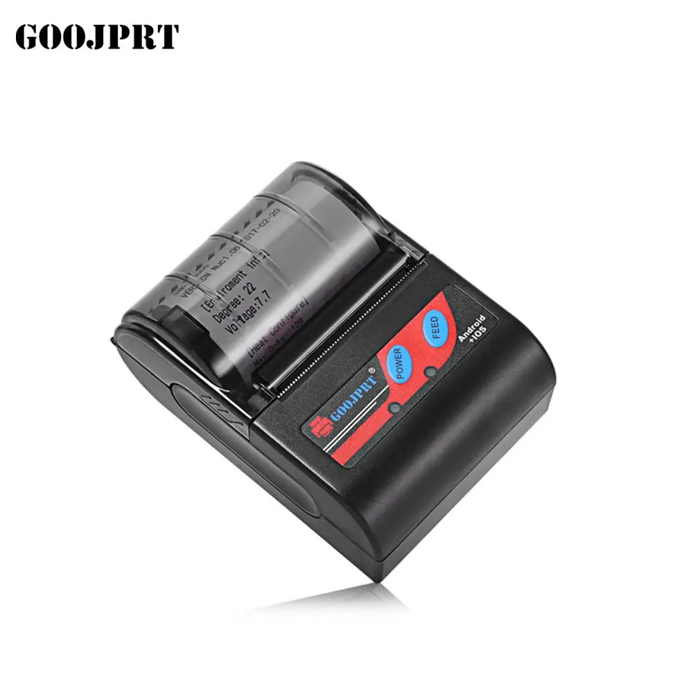 Mini 58mm Hand Mobile Invoice Printer Android IOS BT Mini Printer Bill Printer for Mobile