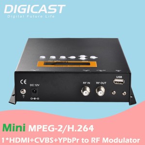 Mini One Channel <strong>Mpeg2</strong> <strong>Mpeg4</strong> Encoding DVB-T/DTMB RF Modulator VGA to DVB-T Encoder Modulator