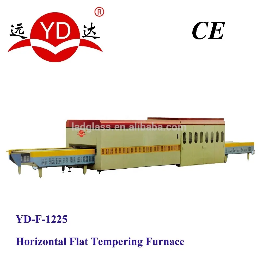 Orizzontale di Vetro Temperato Tempra impianto/Piatto di Vetro Forno di Rinvenimento