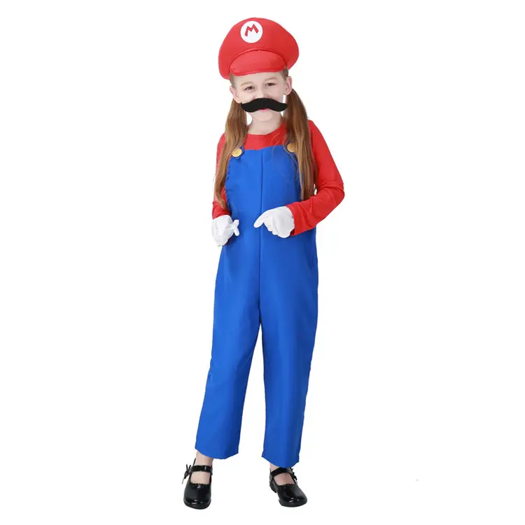 Costume cosplay di halloween per bambini Lynmiss Super Mario Bros