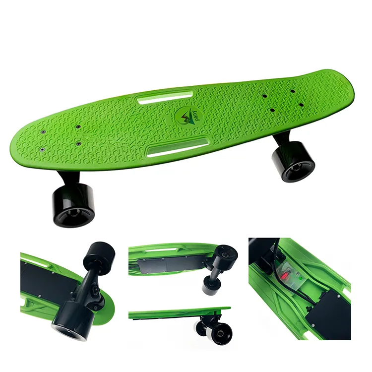Commercio all'ingrosso piastra skate board elettrico 27*7.5 pollice 4 ruote skateboard elettrico off road