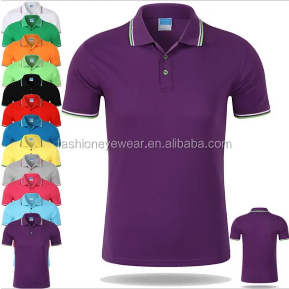 Polo de diseño de moda más reciente, camiseta Polo al por mayor para hombre, camiseta Polo de manga corta personalizada