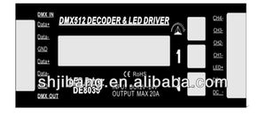 DE8035 <span class=keywords><strong>dmx</strong></span> ha condotto il driver <span class=keywords><strong>dmx512</strong></span> <span class=keywords><strong>decoder</strong></span> con schermo LCD display 5A 4CH Max20A