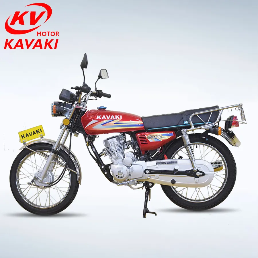 広州Kavakiサプライヤー新しいチョッパー2輪オートバイドラムブレーキCGモーターパワー