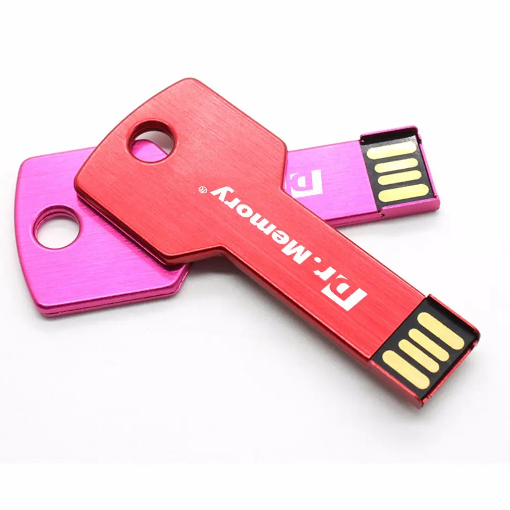 Mini bentuk kunci USB Flash Drive 64GB 32GB 16GB 8GB USB stick 2.0 memori USB dengan Logo Anda disesuaikan