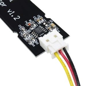 Sensor de humedad de suelo capacitivo analógico, V1.2 3,3 ~ 5,5 V, resistente a la corrosión, con interfaz de gravedad de 3 pines, Raspberry