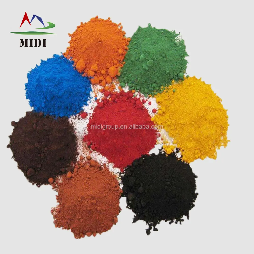 Ossido Di ferro Rosso Fe2O3 120 130 Pigmento India Vernice Gli Acquirenti di Cemento Prezzo