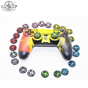 tek parça silikon başparmak kavrama çubuğu kapakları PS4 uzaktan kumanda kolu lastik kapak - Product Image 2