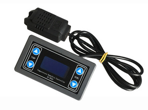Pantalla Digital DC 6-30V, controlador de humedad y temperatura constante, termostato de salida Dual con Sensor para AC 220V, 1 unidad