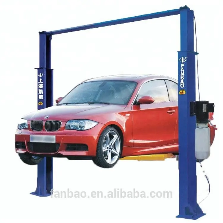 Paranco due post ascensore per auto idraulico auto mainteinance equipment con CE certificazione Shanghai Fanbao QJY3.8-G