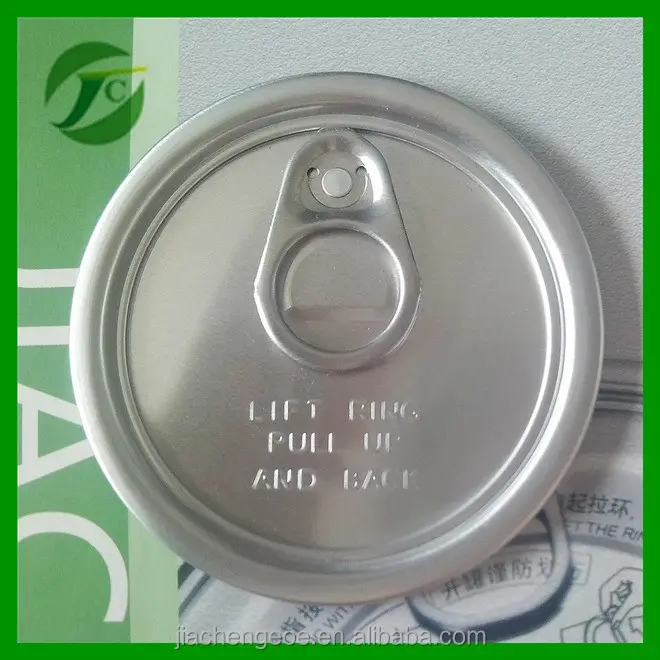 211# food grade safety pull top lid easy open ends