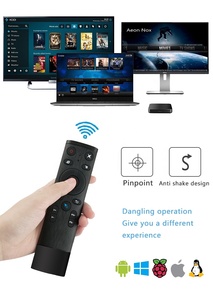 Q5 Voice Wireless <strong>Keyboard</strong> 2.4G Mini Fly Air <strong>Mouse</strong> AAA Battery Universal Remote <strong>Control</strong> for X96 Max Plus TV BOX Mini PC <strong>Computer</strong> - Product Image 4