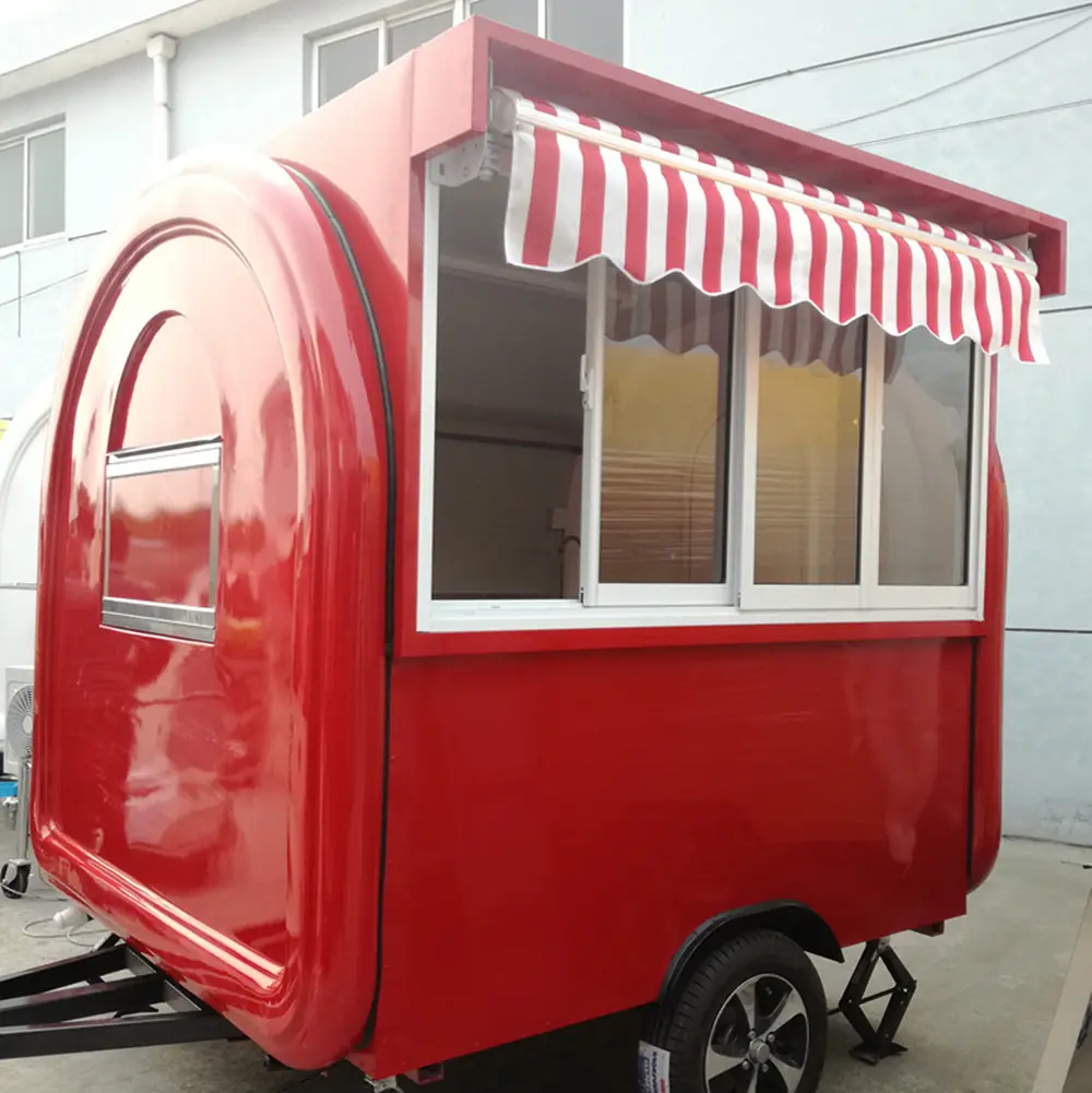 Профессиональный уличный фургон rimorchiо, мобильные тележки для продажи в Катаре