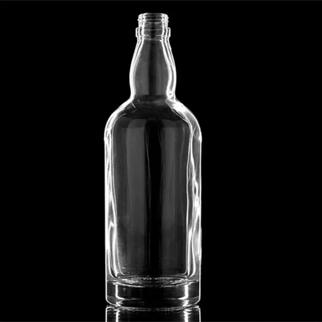 Bottiglia rotonda 700ML 70cl trasparente vuota bottiglia di vetro LONDON DRY GIN bottiglie