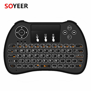 Soyeer-miniteclado inalámbrico H9, nuevo modelo, multifunción, 2,4 GHz, mando a distancia retroiluminado - Product Image 4