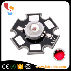Bridgulux ชิปกำจัดขน1W 3W 660nm Led,พร้อมฮีทซิงค์ PCB Star