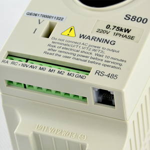Multi-Sección velocidad de ajuste variador de frecuencia de CA/VFD/VSD 60Hz 50Hz 0.75kw 220 V entrada monofásica y 3 salida