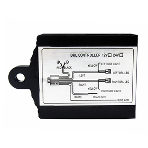 SUNKIA 汽车 DRL 控制器汽车 LED 日间行车灯继电器线束调光器 On/Off 12-18 V with 闪光灯和调光功能 - Product Image 2