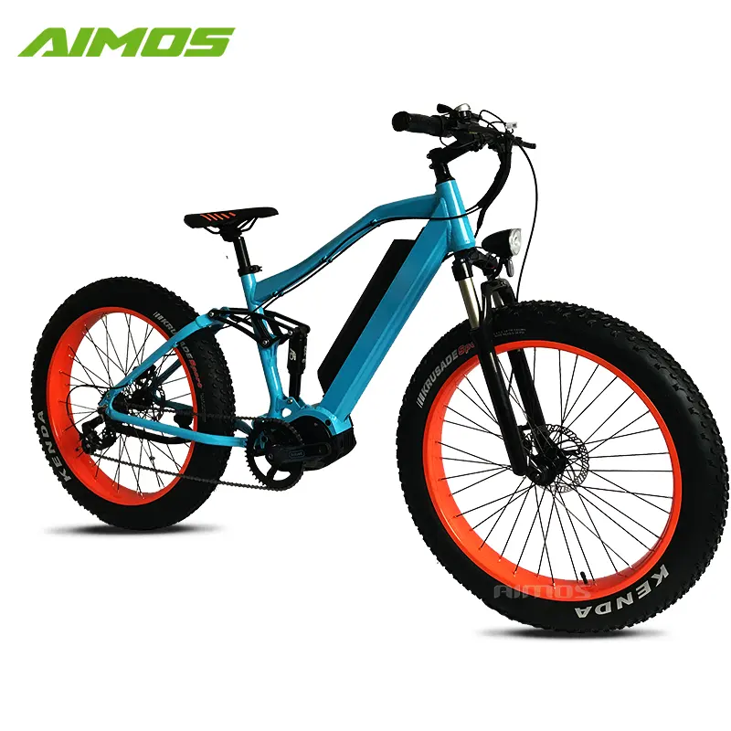 E bici con A5 sospensione posteriore forcella Bafang G510 centrale del motore 48 v 1000 w elettrico mountain bike