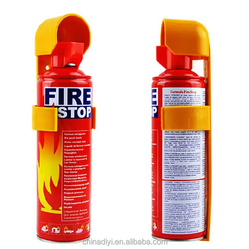 , Aerosol, 1000ml de Spray de espuma de extintor de incendios/500ml Mini coche para el fuego Stop-1000ml 33*26*31,5 cm MSDS GS ISO 0-60 CN;ZHE