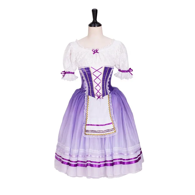 Free Ship! Coppelia Ballet Costume giselle ballet costume Women Classical Stage Costume in long ballet dress