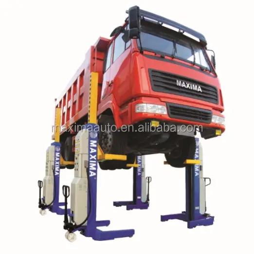Maxima ağır hizmet tipi sütun kaldırma ML4034 CE sertifikalı otobüs asansörü/kamyon asansörü