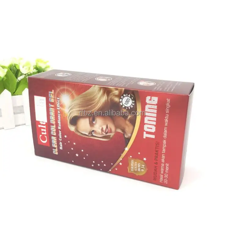 Produttori stampa personalizzata shampoo cura dei capelli crema scatola di imballaggio, tinture per capelli box home forniture imballaggio chimica quotidiana
