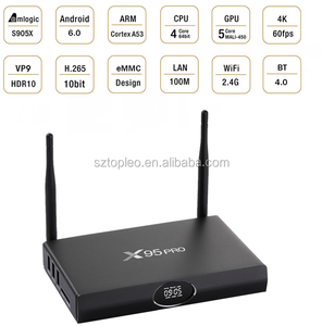 <span class=keywords><strong>Android</strong></span> <span class=keywords><strong>6.0</strong></span> Smart TV box <span class=keywords><strong>X95</strong></span> <span class=keywords><strong>Pro</strong></span> 2 Gam 16 Gam Amlogic S905X Kodi Streaming Hộp - Product Image 5