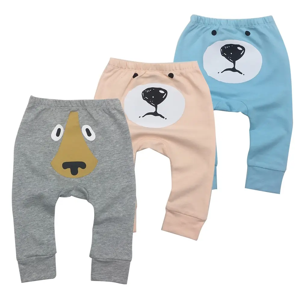 Redkite GD003 piedi stretti puro cotone sveglio mini jogger della ragazza del bambino dei pantaloni harem