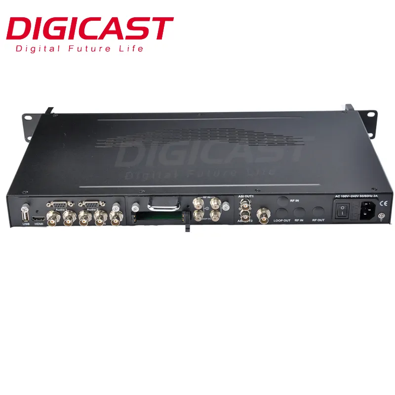 Digital multiplexor para TV por satélite, sistema de transmisión Digital, receptor IRD profesional, decodificador, ATSC, HD